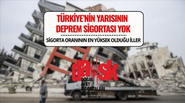 Türkiye’deki Konutların Yarısında Zorunlu Deprem Sigortası Yok: Marmara İlk Sırada