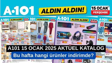A101 Aldın Aldın 15 Ocak Aktüel Katalog: Bu Hafta A101’de Hangi Ürünler Var?