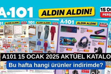 A101 Aldın Aldın 15 Ocak Aktüel Katalog: Bu Hafta A101’de Hangi Ürünler Var?