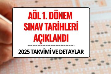 AÖL 1. Dönem Sınav Tarihleri Belli Oldu: MEB Takvimi Yayınladı