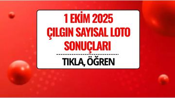 1 Ekim 2025 Çılgın Sayısal Loto Sonuçları Açıklandı: 218 Milyon TL Devretti!