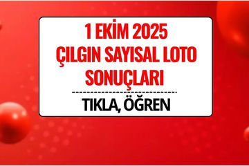 1 Ekim 2025 Çılgın Sayısal Loto Sonuçları Açıklandı: 218 Milyon TL Devretti!