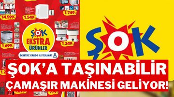 ŞOK 22 Şubat 2025 Aktüel Kataloğu: Şok'a Taşınabilir Çamaşır Makinesi Geliyor!