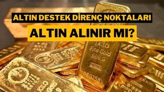 Altın Alınır mı? Ons Altın Teknik Analiz: Destek Direnç Seviyeleri