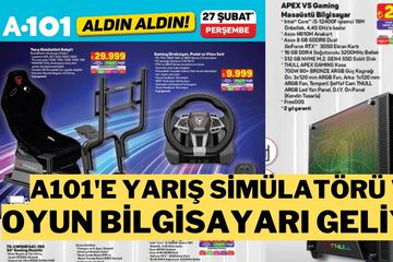 A101 Katalog İndirimleri 27 Şubat 2025: A101'e Oyun Bilgisayarı ile Yarış Simülatörü Geliyor!