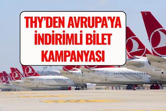 THY’den Avrupa’ya İndirimli Bilet Kampanyası