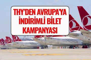 THY’den Avrupa’ya İndirimli Bilet Kampanyası