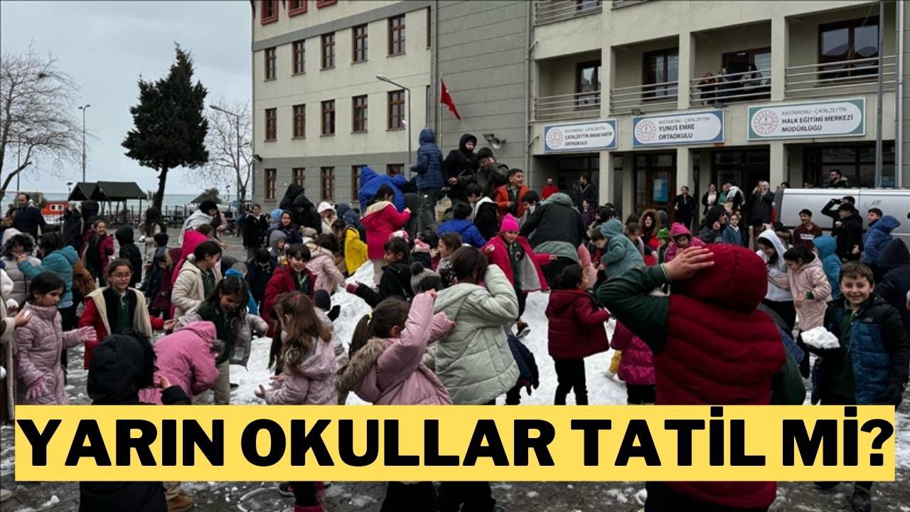 Yarın Okullar Tatil Mi? İstanbul’da Kar Yağışı ve Hava Durumu Son Durum - Okul Tatili İstanbul