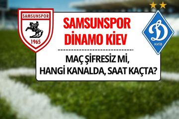 Samsunspor-Dinamo Kiev Maçı Şifresiz mi, Hangi Kanalda? UEFA Konferans Ligi Samsunspor-Dinamo Kiev Maçı Saat Kaçta?