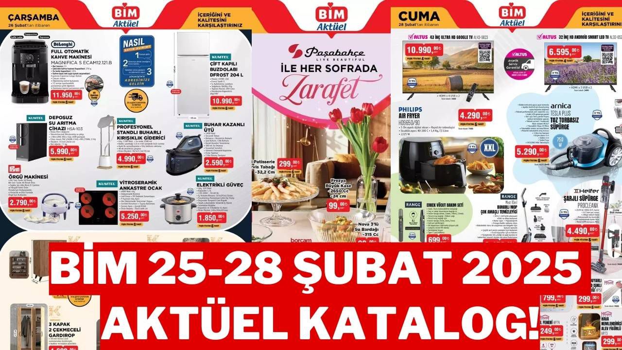 BİM 25-28 Şubat 2025 Aktüel Katalog: İndirimli Ürünler Listesi ve Fiyatlar – Bim’de Bu Hafta Neler Var?