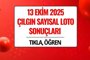 13 Ekim 2025 Çılgın Sayısal Loto Sonuçları Açıklandı: 251 Milyon TL Devretti!
