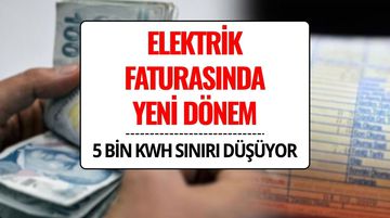Elektrik Faturalarına Yeni Kademe Düzenlemesi: 5 Bin kWh Sınırı Güncelleniyor