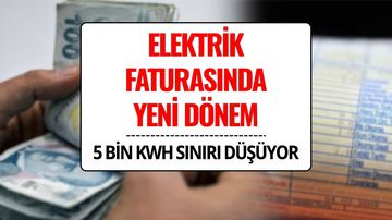 Elektrik Faturalarına Yeni Kademe Düzenlemesi: 5 Bin kWh Sınırı Güncelleniyor