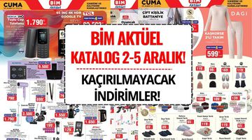 BİM 2–5 Aralık 2025 Aktüel Katalog: Bu Haftanın Ürünleri ve Fiyatları
