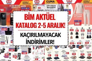 BİM 2–5 Aralık 2025 Aktüel Katalog: Bu Haftanın Ürünleri ve Fiyatları