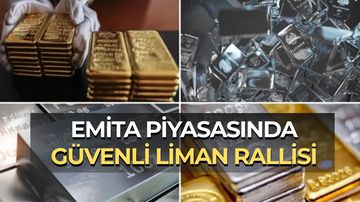 Jeopolitik Riskler Emtia Piyasasını Hareketlendirdi, Altın ve Gümüş Zirveye Çıktı