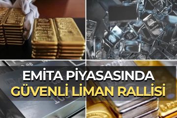 Jeopolitik Riskler Emtia Piyasasını Hareketlendirdi, Altın ve Gümüş Zirveye Çıktı
