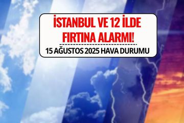Meteoroloji’den Hava Durumu Uyarısı: İstanbul Dahil 13 İl İçin Fırtına Alarmı