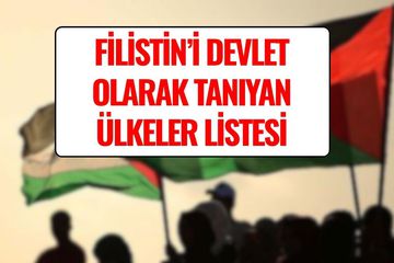 Filistin Devletini Tanıyan Ülkeler Listesi 2025: Filistin Ne Zaman Kuruldu, Türkiye Ne Zaman Tanıdı?