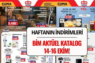 BİM 14-17 Ekim 2025 Aktüel Kataloğu: Bu Hafta Hangi Ürünler İndirimde?