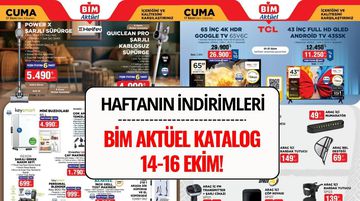 BİM 14-17 Ekim 2025 Aktüel Kataloğu: Bu Hafta Hangi Ürünler İndirimde?