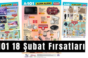 A101 18 Şubat 2026 Aktüel Kataloğu: Televizyon, Beyaz Eşya, Motosiklet ve Gıda Ürünlerinde Dikkat Çeken Fiyatlar