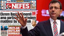 Nefes Gazetesi'nden Tepki Çeken Ekrem İmamoğlu Manşeti