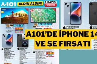 A101 iPhone 14 ve iPhone SE Fiyatlarıyla Dikkat Çekiyor! 1 Mayıs A101 Aktüel Elektronik Ürünler Kataloğu Yayınlandı