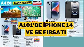 A101 iPhone 14 ve iPhone SE Fiyatlarıyla Dikkat Çekiyor! 1 Mayıs A101 Aktüel Elektronik Ürünler Kataloğu Yayınlandı
