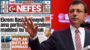 Nefes Gazetesi'nden Tepki Çeken Ekrem İmamoğlu Manşeti