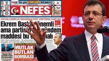 Nefes Gazetesi'nden Tepki Çeken Ekrem İmamoğlu Manşeti