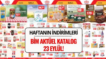 BİM Aktüel Ürünler Kataloğu 23 Eylül 2025: Bu Hafta Hangi Ürünler İndirimde?