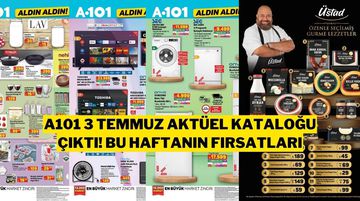 A101 Aktüel Kataloğu Yayında: 3 Temmuz'da Kaçırılmayacak Fırsatlar