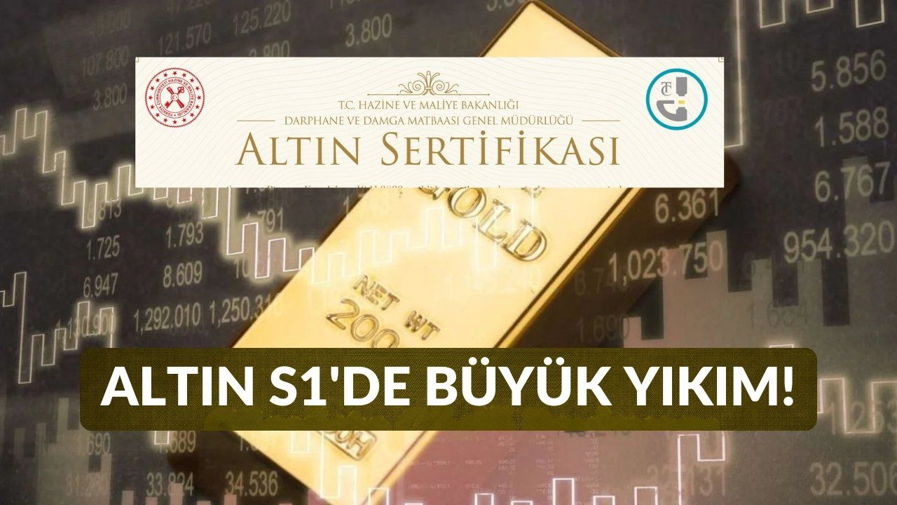 Altın Sertifikasında Büyük Yıkım: ALTINS1 Neden Düşüyor?