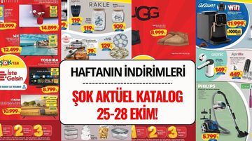 ŞOK Market 25-28 Ekim 2025 Aktüel Kataloğu: Elektronikten Tekstile Haftanın İndirimli Ürünleri