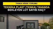 Teknika Plast (TKNKA) Tavanda Bekleyen Lot Sayısı Kaç? TKNKA Hisse Yorumu