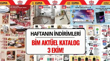 BİM 3 Ekim Cuma Aktüel Kataloğu: İndirimli Ürünler ve Fırsatlar
