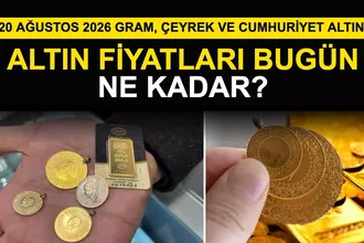 Altın Fiyatları Bugün Ne Kadar? 20 Ağustos 2026 Gram, Çeyrek ve Cumhuriyet Altını