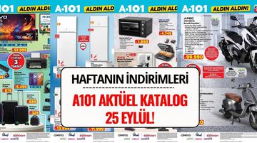 A101 25 Eylül 2025 Aktüel Katalog: A101'de Bu Hafta Neler Var?