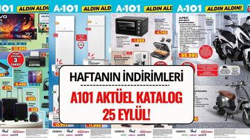 A101 25 Eylül 2025 Aktüel Katalog: A101'de Bu Hafta Neler Var?