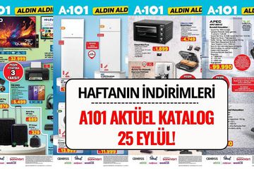A101 25 Eylül 2025 Aktüel Katalog: A101'de Bu Hafta Neler Var?