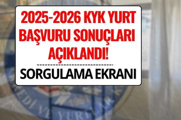 KYK Yurt Sonuçları Açıklandı: 2025-2026 GSB KYK Yurt Başvuru Sonuçları Sorgulama Ekranı