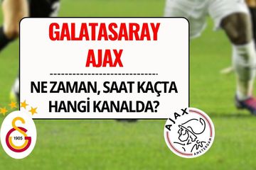 Galatasaray - Ajax Maçı Şifresiz mi? Galatasaray - Ajax Maçı Ne Zaman, Saat Kaçta, Hangi Kanalda? Muhtemel 11’ler Belli Oldu!