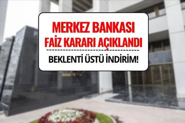 TCMB Eylül Ayı Faiz Kararını Açıkladı: 250 Baz Puanlık İndirim Geldi!