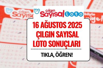 Çılgın Sayısal Loto Sonuçları Açıklandı! 16 Ağustos 2025 Kazandıran Numaralar ve Bilet Sorgulama Ekranı