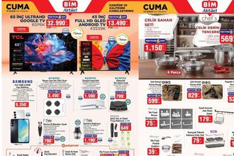 BİM Aktüel Katalog 10–13 Şubat | Cep Telefonu, TV ve Tencere Setlerinde İndirim