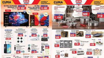 BİM Aktüel Katalog 10–13 Şubat | Cep Telefonu, TV ve Tencere Setlerinde İndirim