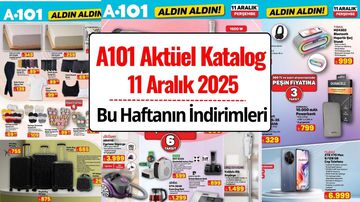 A101 11 Aralık 2025 Aktüel Kataloğu Yayınlandı: Elektronik, TV, Beyaz Eşya, Oyuncak ve Kamp Ürünlerinde Büyük İndirim
