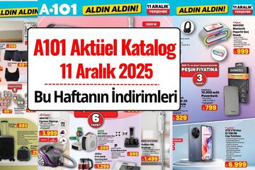 A101 11 Aralık 2025 Aktüel Kataloğu Yayınlandı: Elektronik, TV, Beyaz Eşya, Oyuncak ve Kamp Ürünlerinde Büyük İndirim
