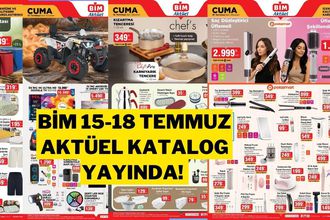 BİM 15-18 Temmuz 2025 Aktüel Kataloğu: Haftanın İndirimli Ürünleri